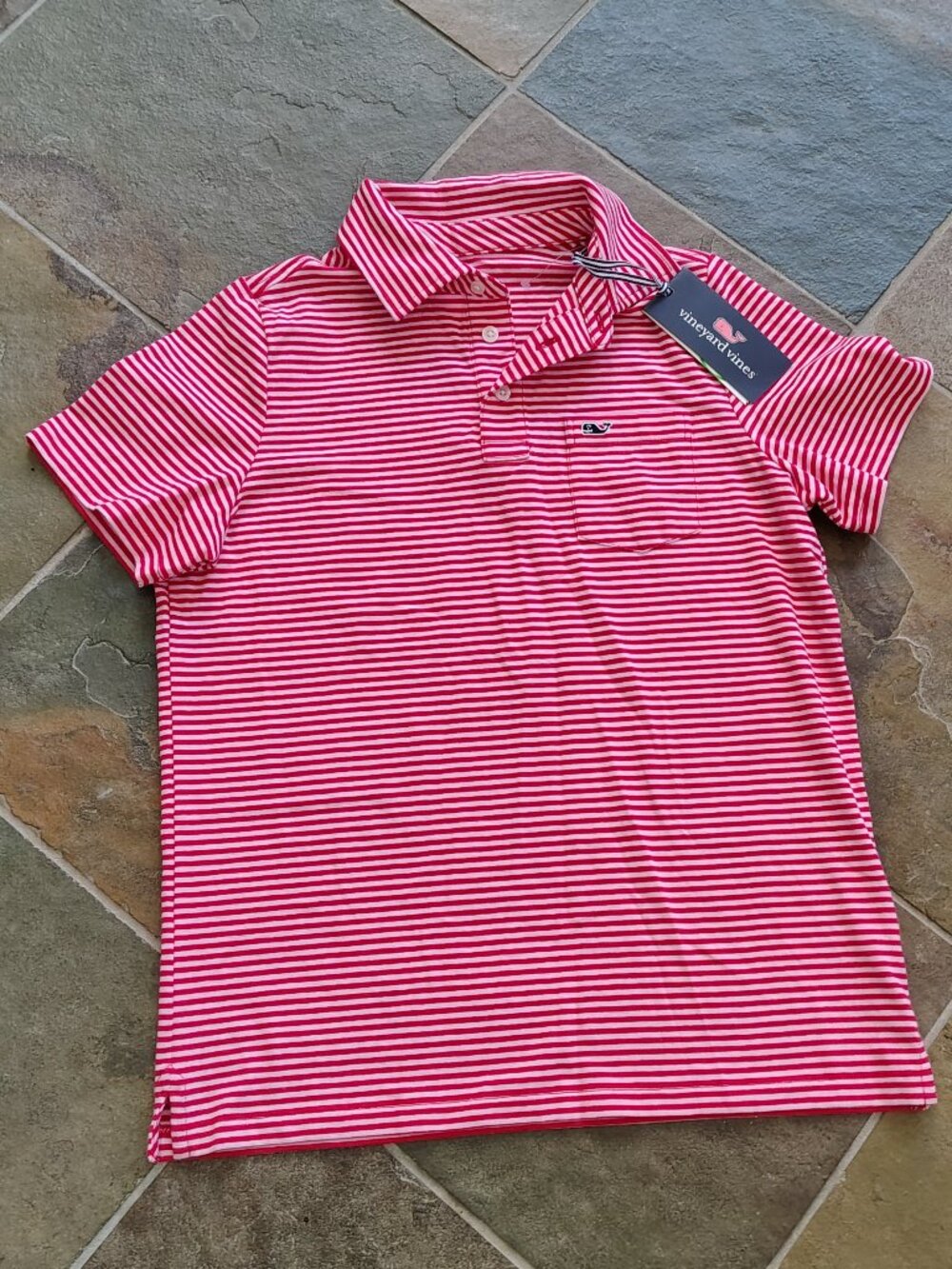 New Vineyard Vines Polo Shirt Jersey
